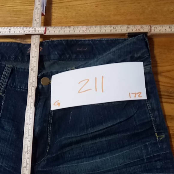 SEVEN7 Jeans Womens 12 BLUE BOOTCUT BOOT Denim Preowned - Picture 6 of 8